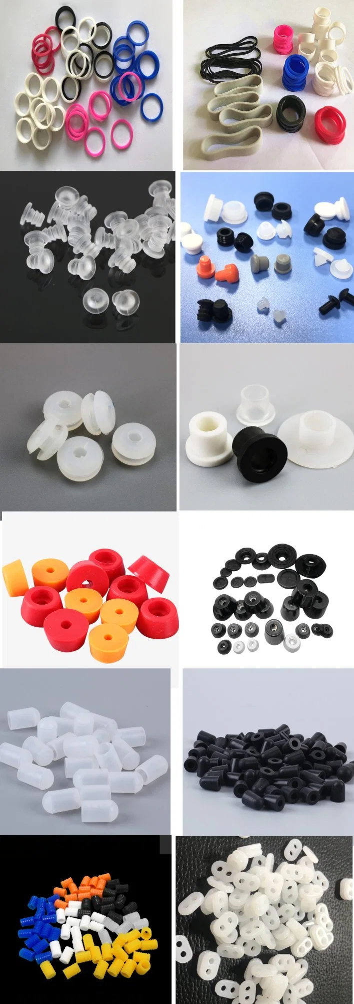 Factory Professional Made Customized Precision Molded Non-Standard Silicone Rubber Product Spare Parts